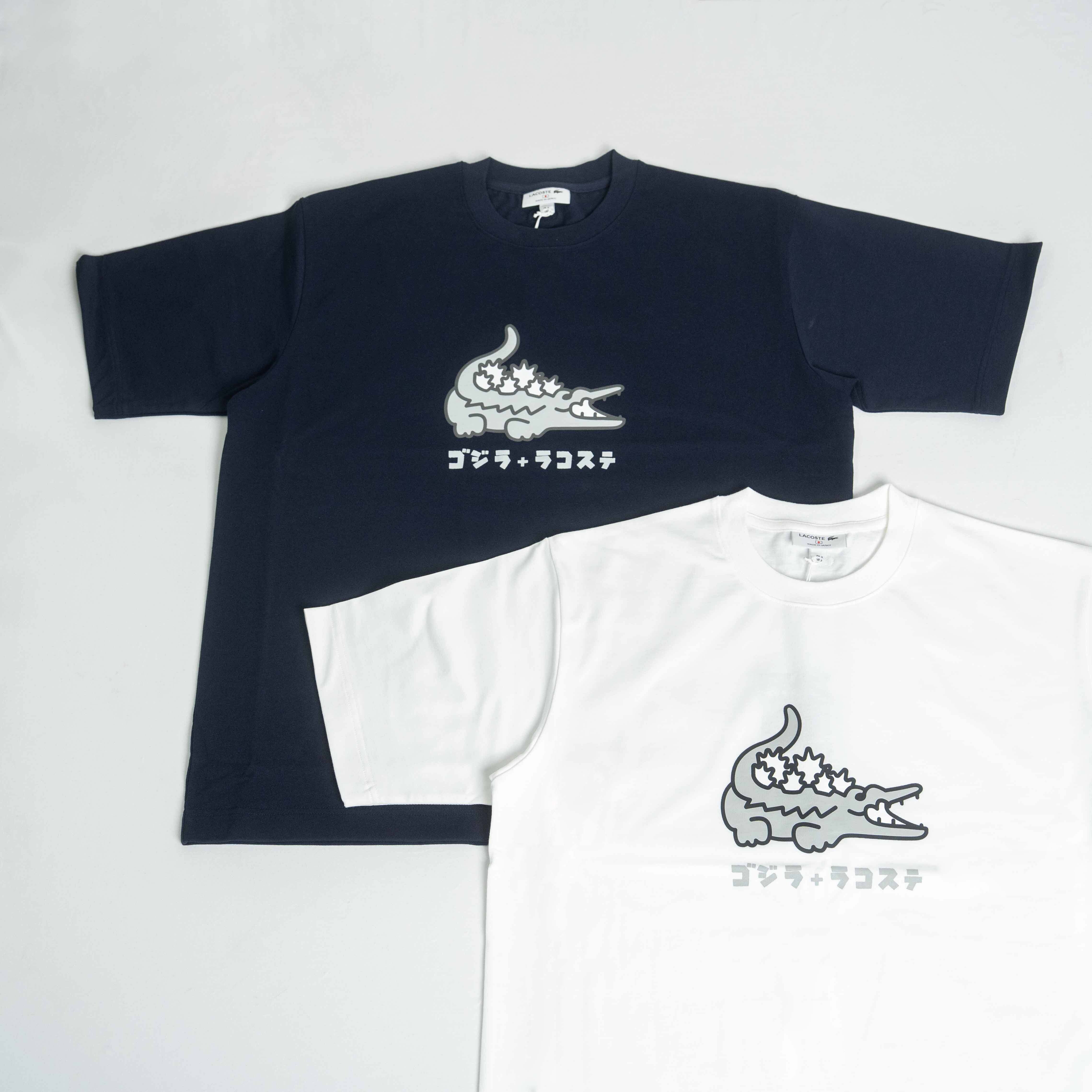2026SS 日版 Lacoste x Godzilla 聯名 結合 背刺 哥吉拉 鱷魚 短T 現貨 TH04GZJ-99