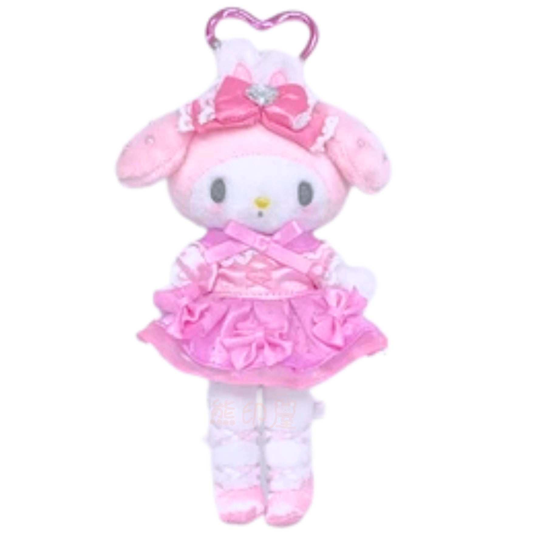 My Melody 芭蕾舞長腿款毛公仔吊飾 掛飾 [平行進口]