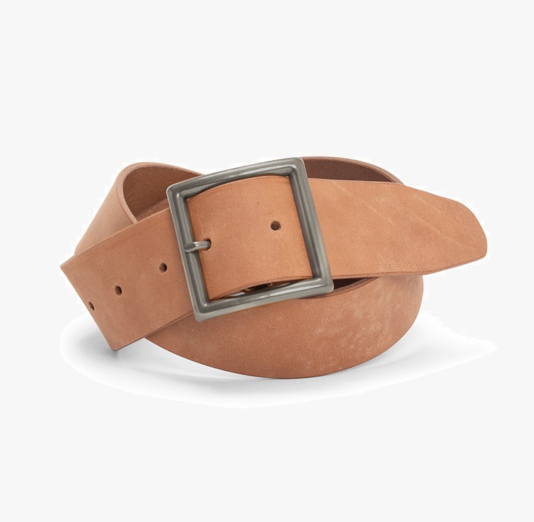 LAST PCS: VISVIM 2026 PLAIN BELT 45MM - NATURAL SIZE 34 PRE ORDER ITEM (預訂中)