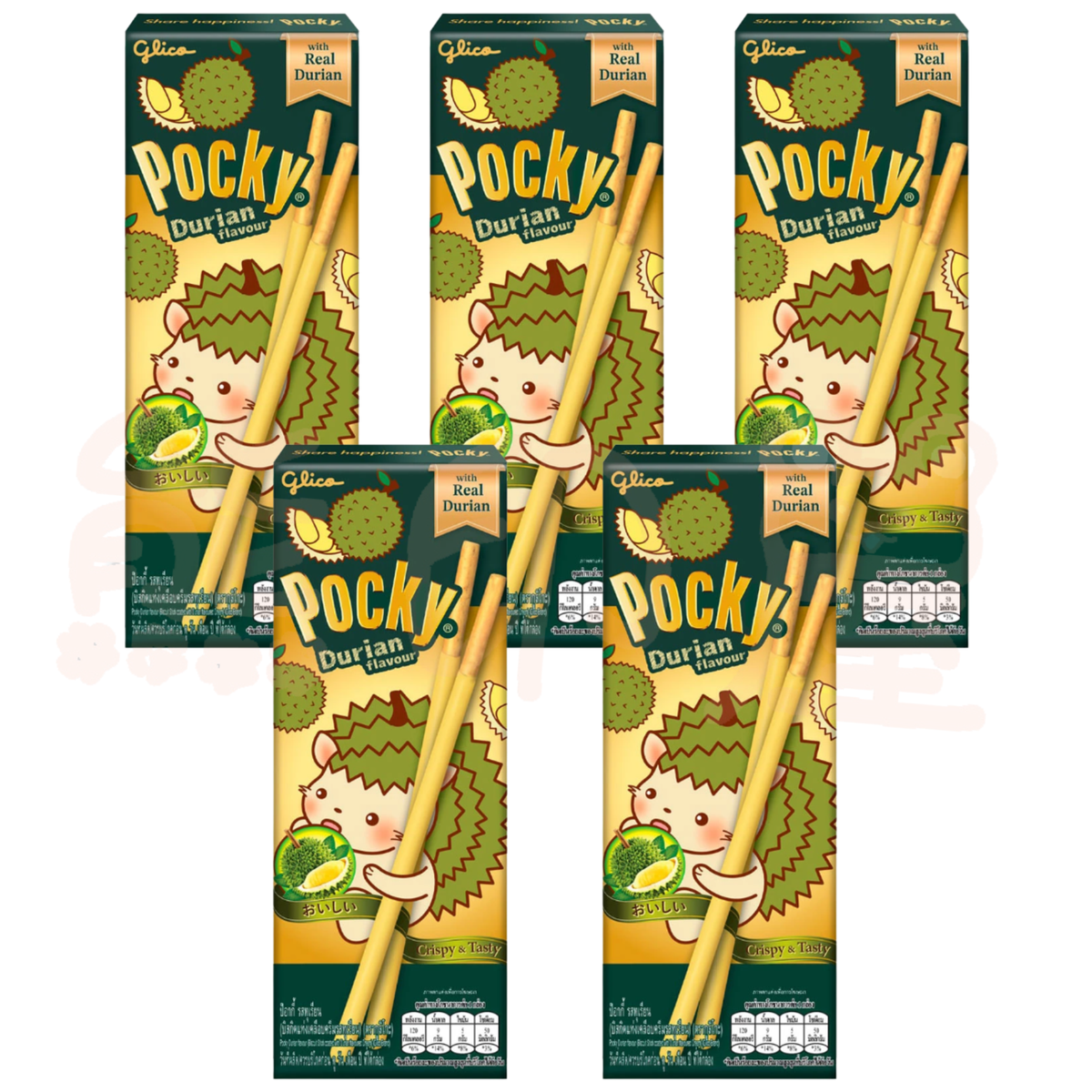泰國 Pocky 榴槤味百力滋 (深綠) X5
