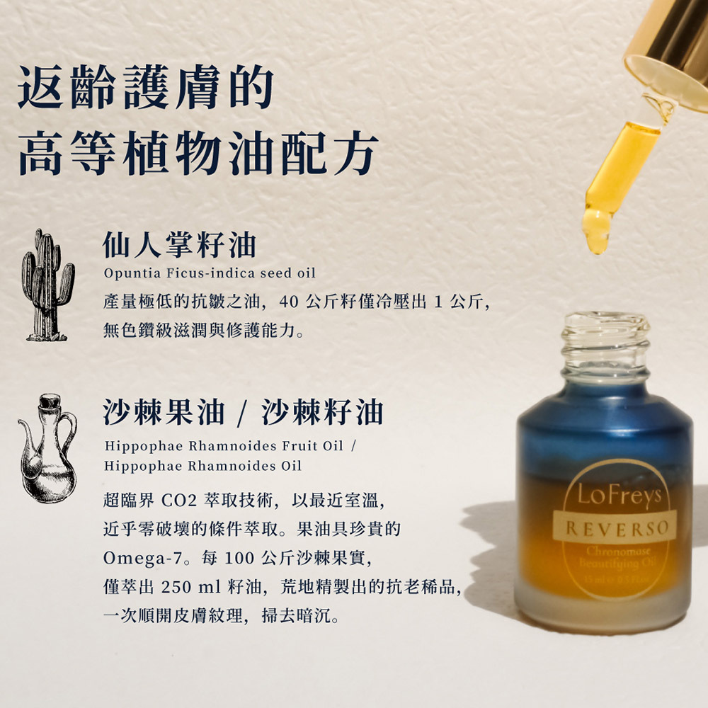 千年木煥顏精華油產品特色