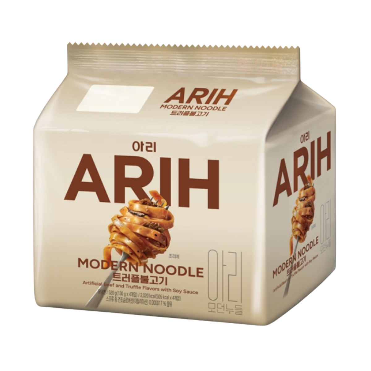 韓國 ARIH MODERN NOODLE 即食麵 (黑松露烤肉) (130GX4包) 到期日 2026-11-19