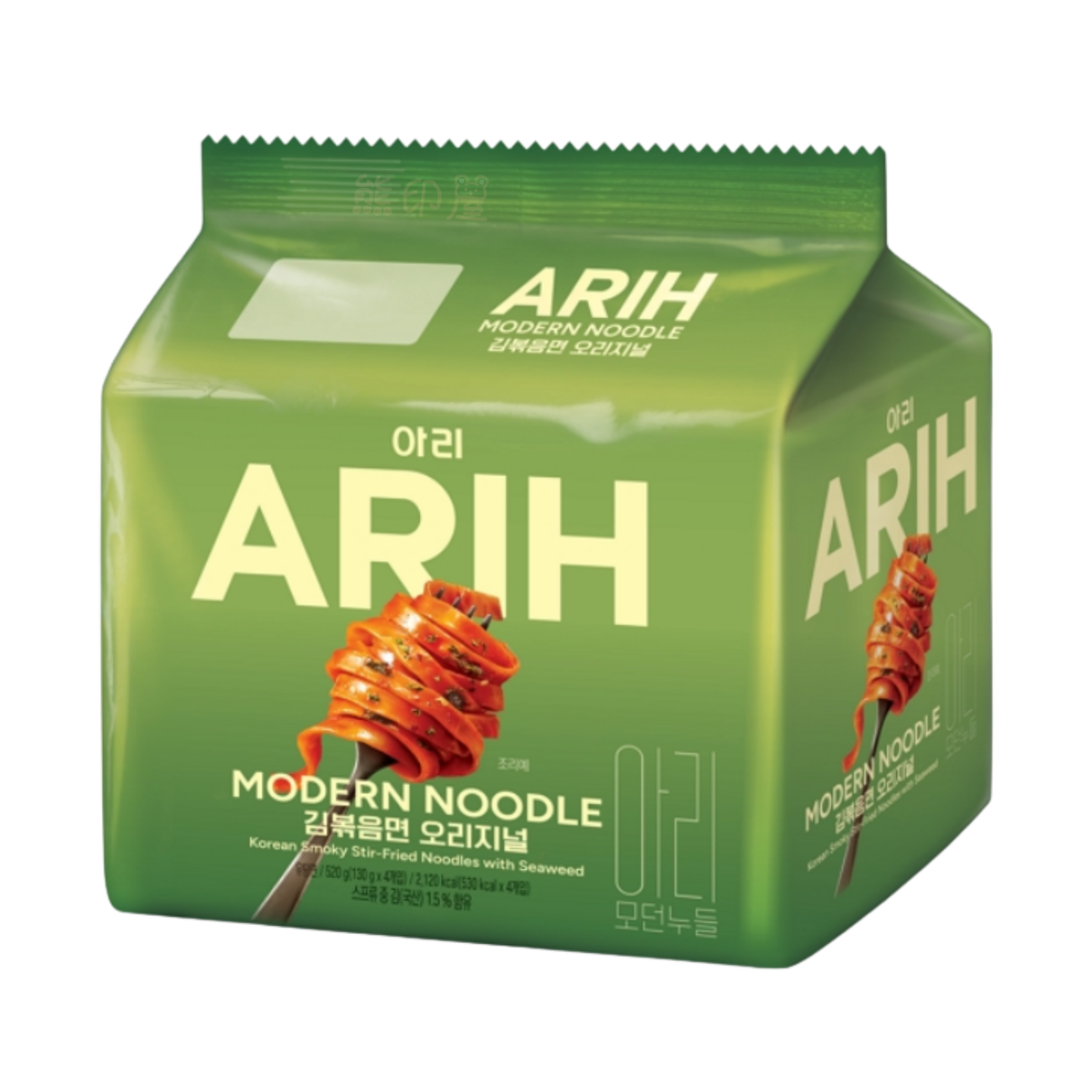 韓國 ARIH MODERN NOODLE 即食麵 (原味海苔炒麵) (130GX4包) 到期日 2026-11-20
