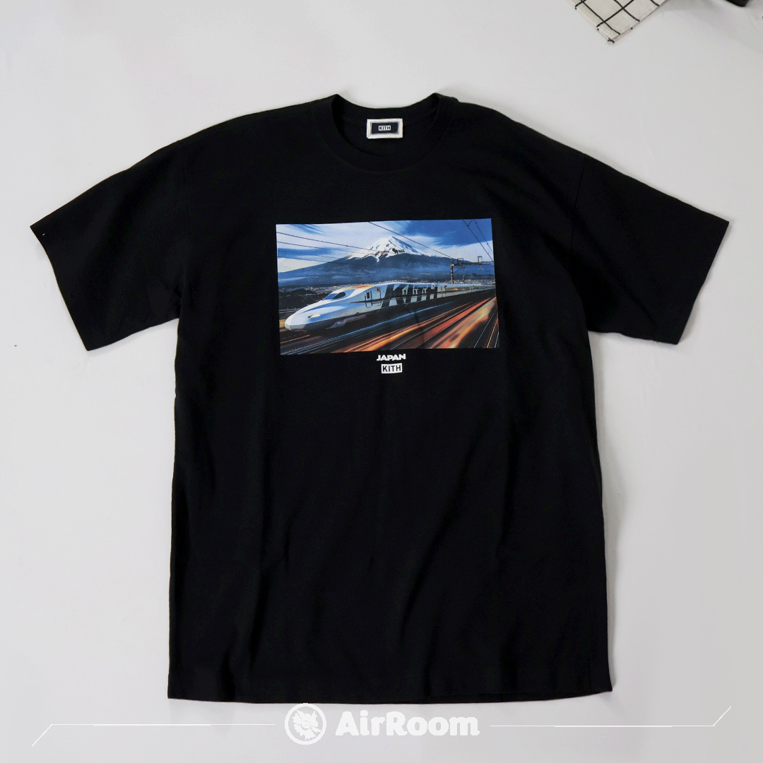 2026SS KITH JAPAN SPEEDING SHINKANSEN T-Shirt 新幹線 富士山 短T 現貨 26073060001630