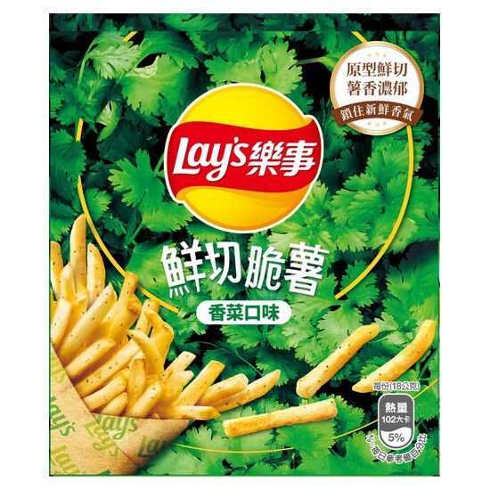 樂事 鮮切脆薯 香菜口味 72G (18gX4小包)