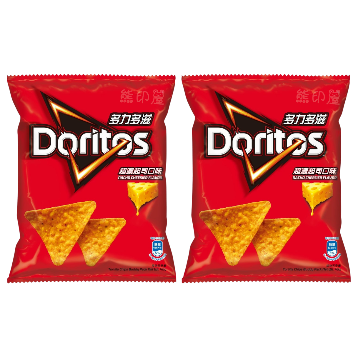 Doritos - 多力多滋玉米片 超濃起司口味 40G (紅) X2
