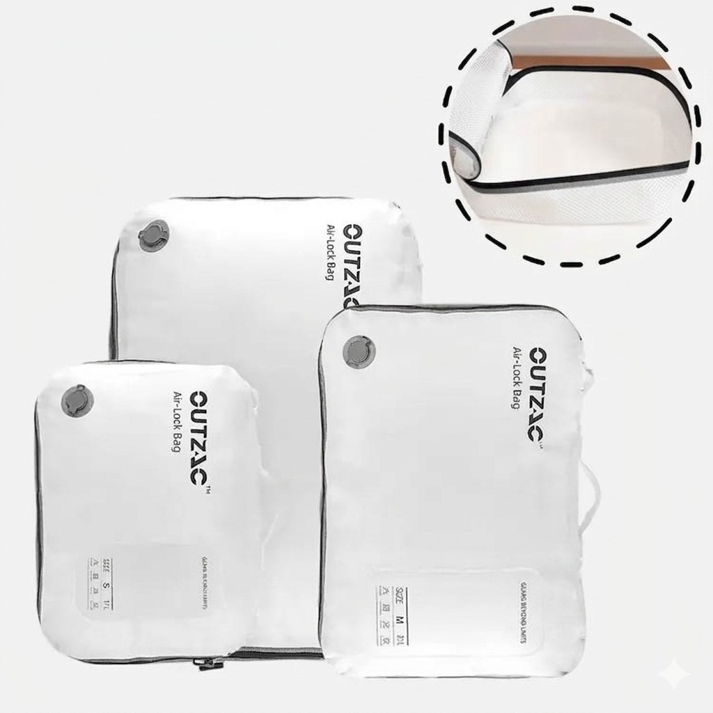 OUTZAC Nova Pump X AIR LOCK BAG|超強力真空泵|配防水防霉壓縮袋｜一年行貨保養