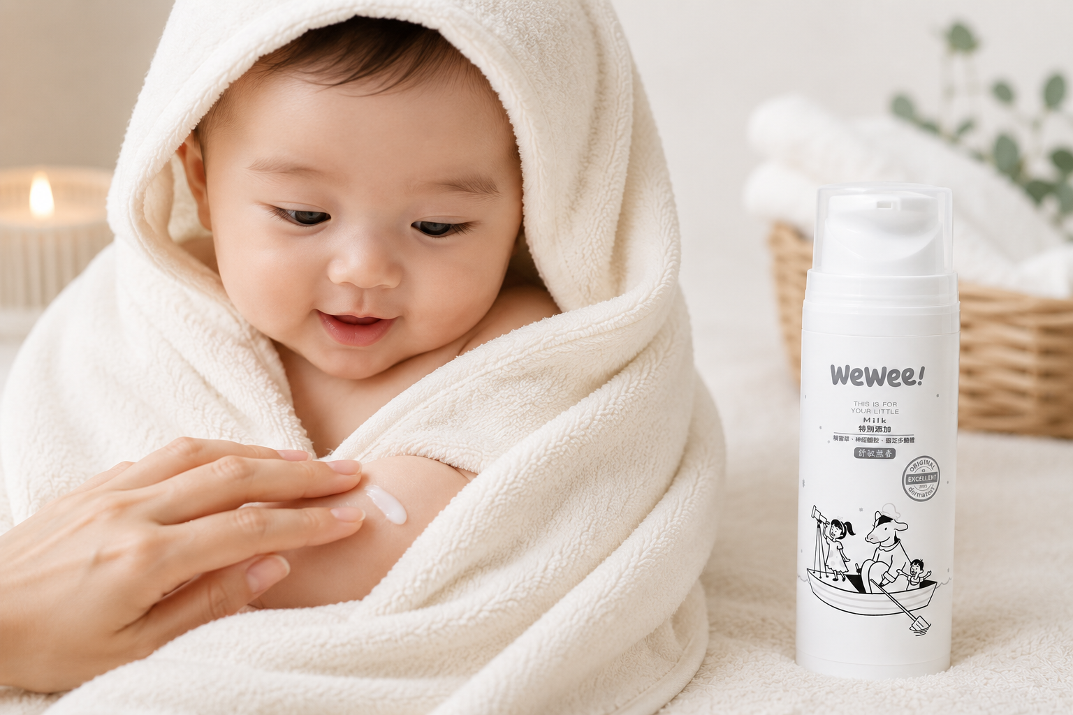 WeWee 寶貝潤潤乳 新生兒敏感肌日常保濕乳液