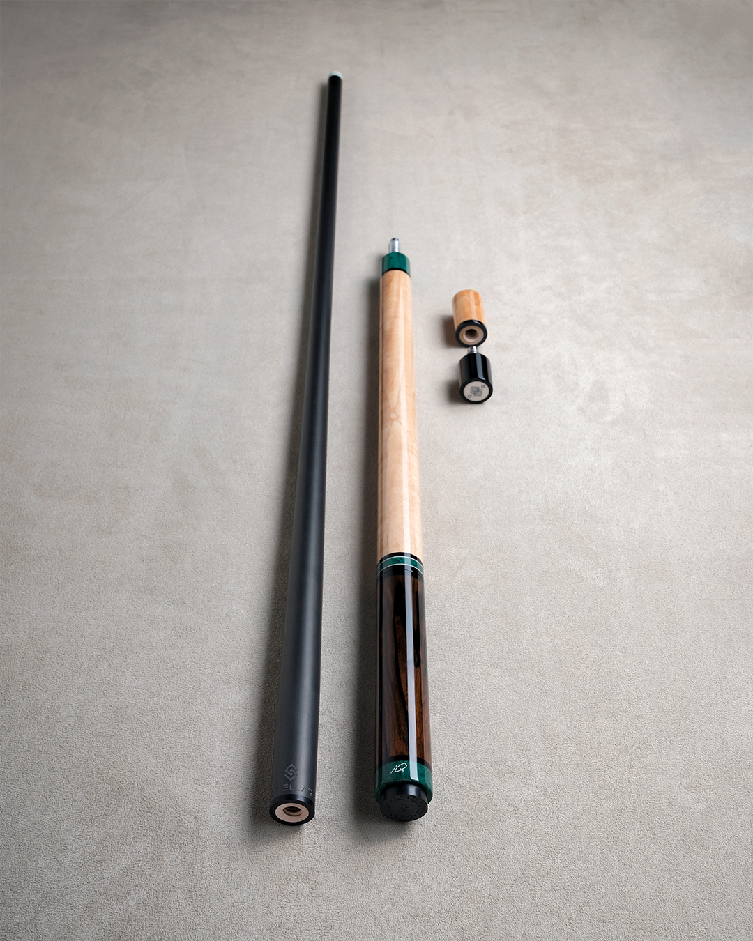 iQ Custom Jump Cue (Curly Maple/Ziricote)