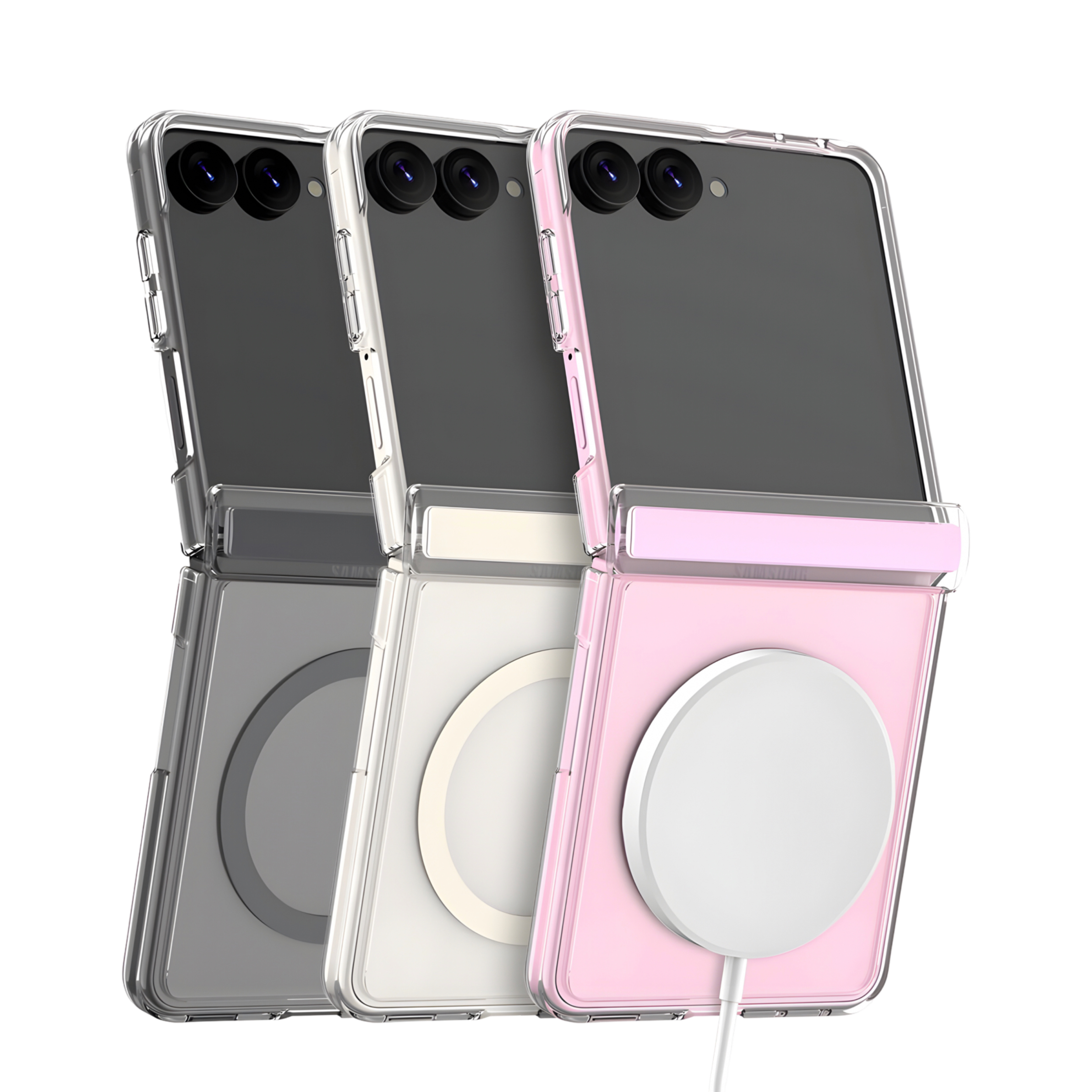 Araree Galaxy Z Flip 8 Duple 360 M 軍事防撞轉軸防護磁吸保護殼