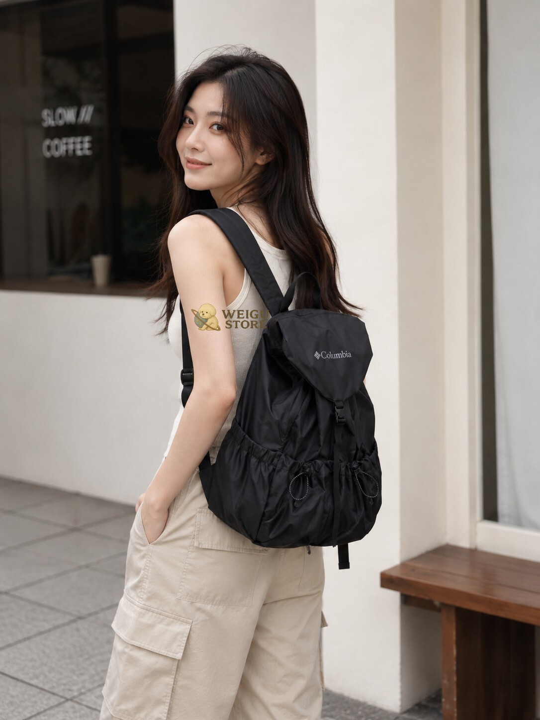 【預購】Columbia Backpack 抽繩輕量後背包 20公升 YU0372