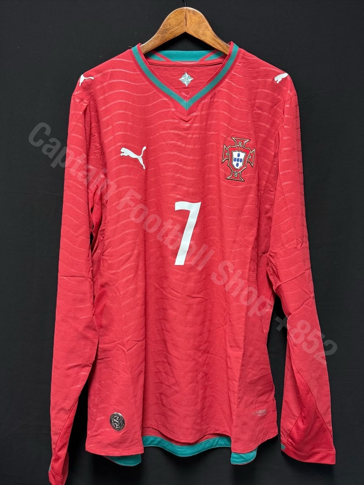 (Player Issue) Portugal 2026 FIFA World Cup Nike L/S Home Player Issue Shirt #7 RONALDO