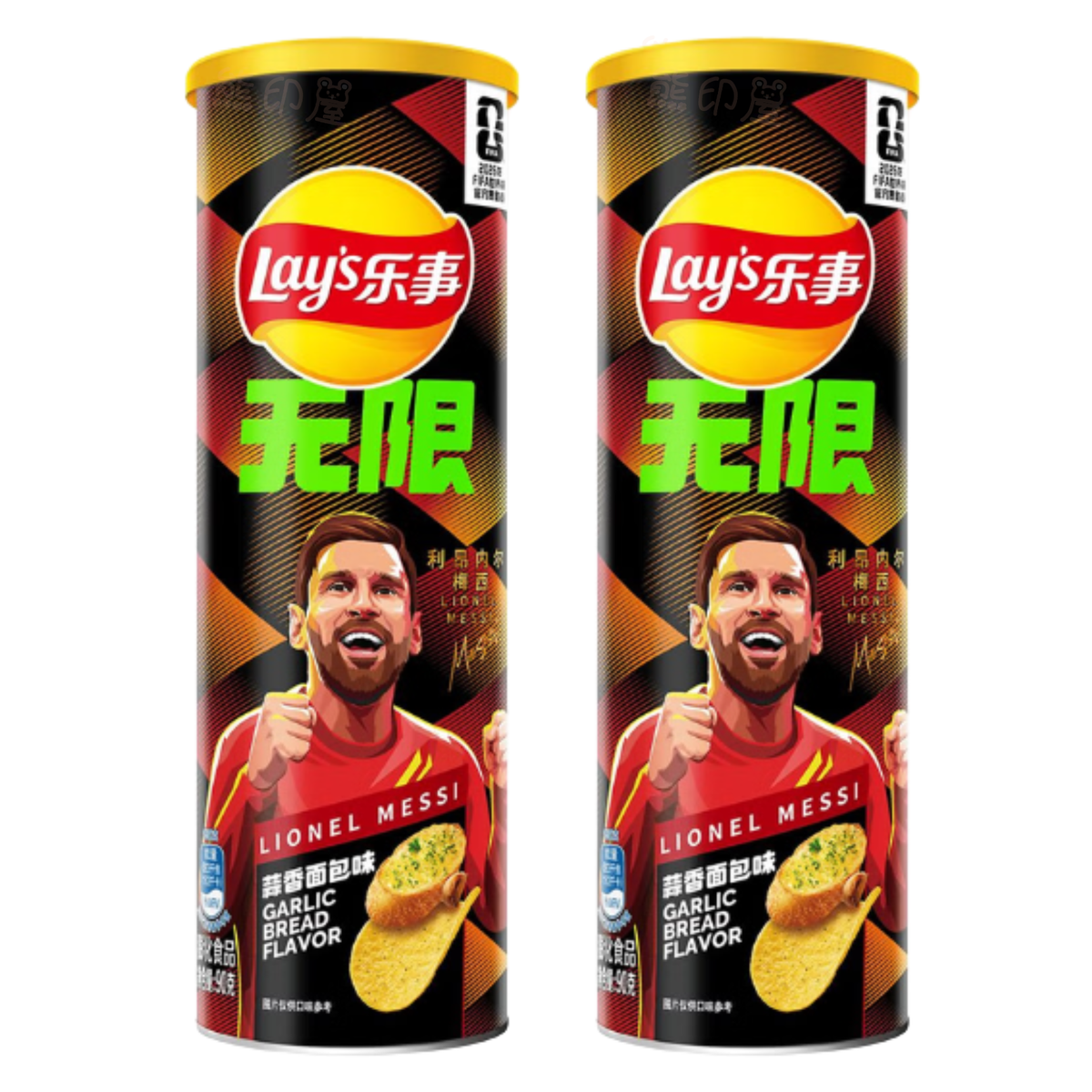 樂事 - 2026 FIFA世界杯限定 無限薯片 (蒜蓉麵包味) 90G X2
