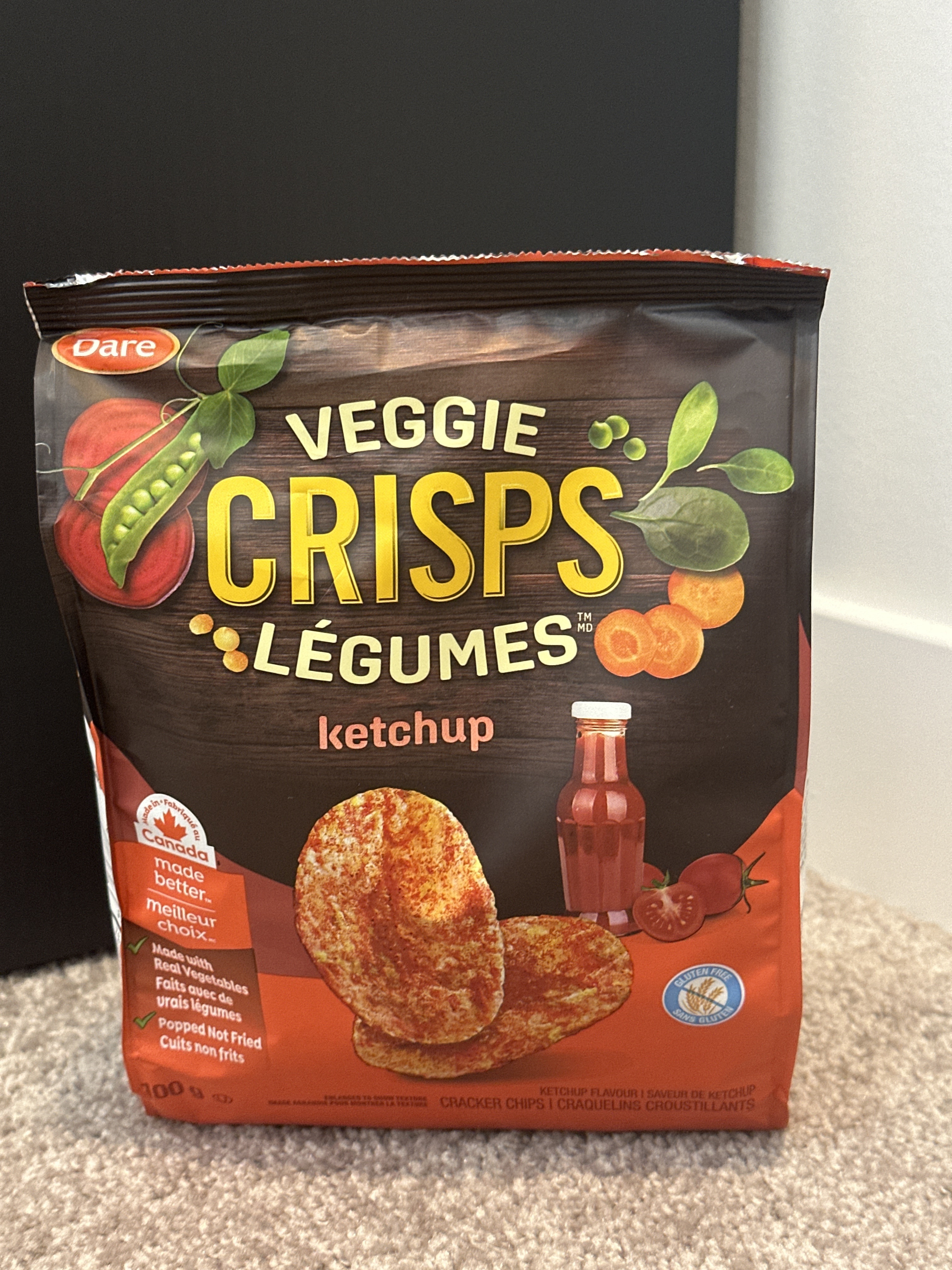 US15 Dare Veggie Crisps 茄汁味蔬菜脆片 100g   **到期日: 約 2026/11