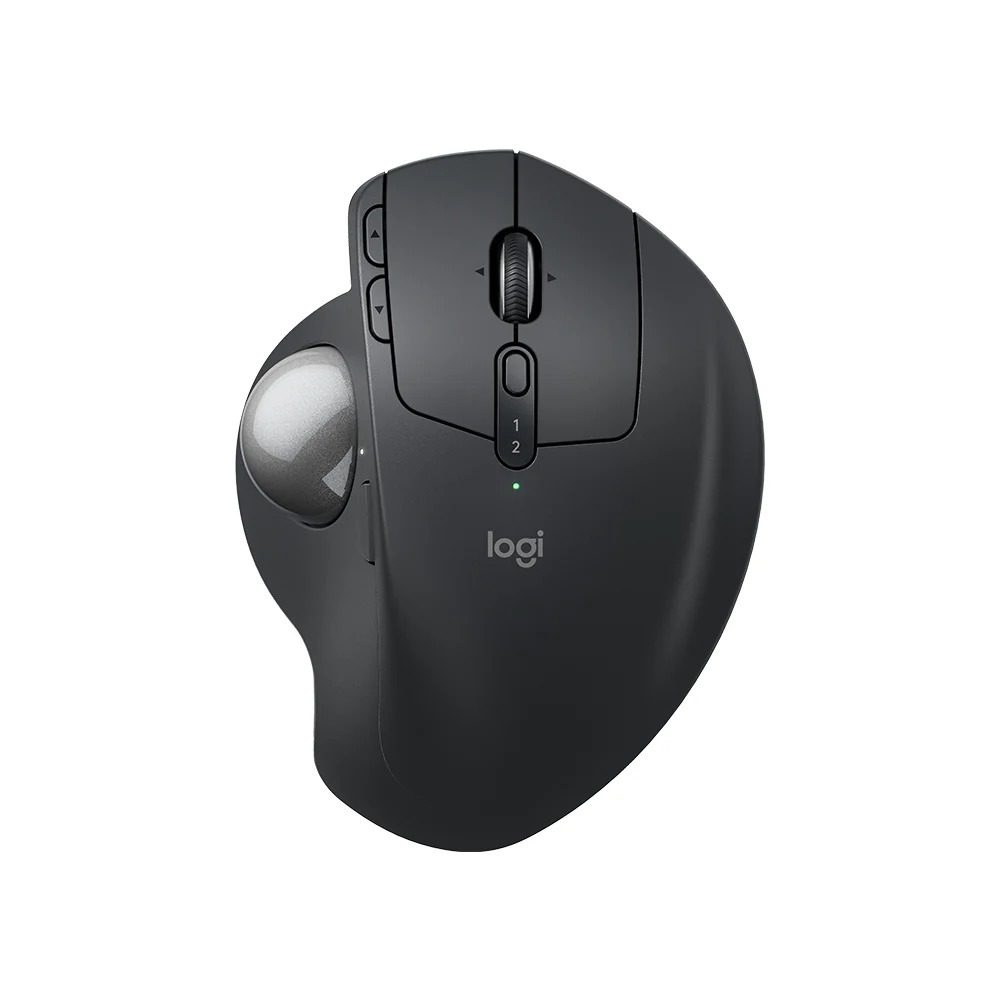 Logitech MX ERGO S無線藍牙軌跡球滑鼠（石墨黑）