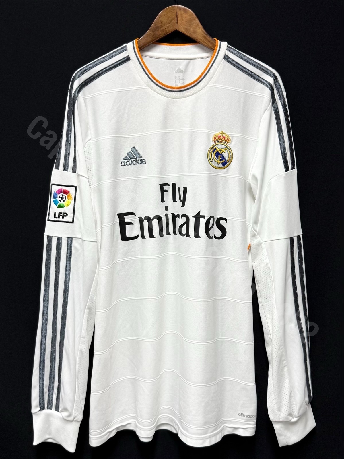 Real Madrid 2013-2014 Adidas L/S Home Shirt #7 RONALDO