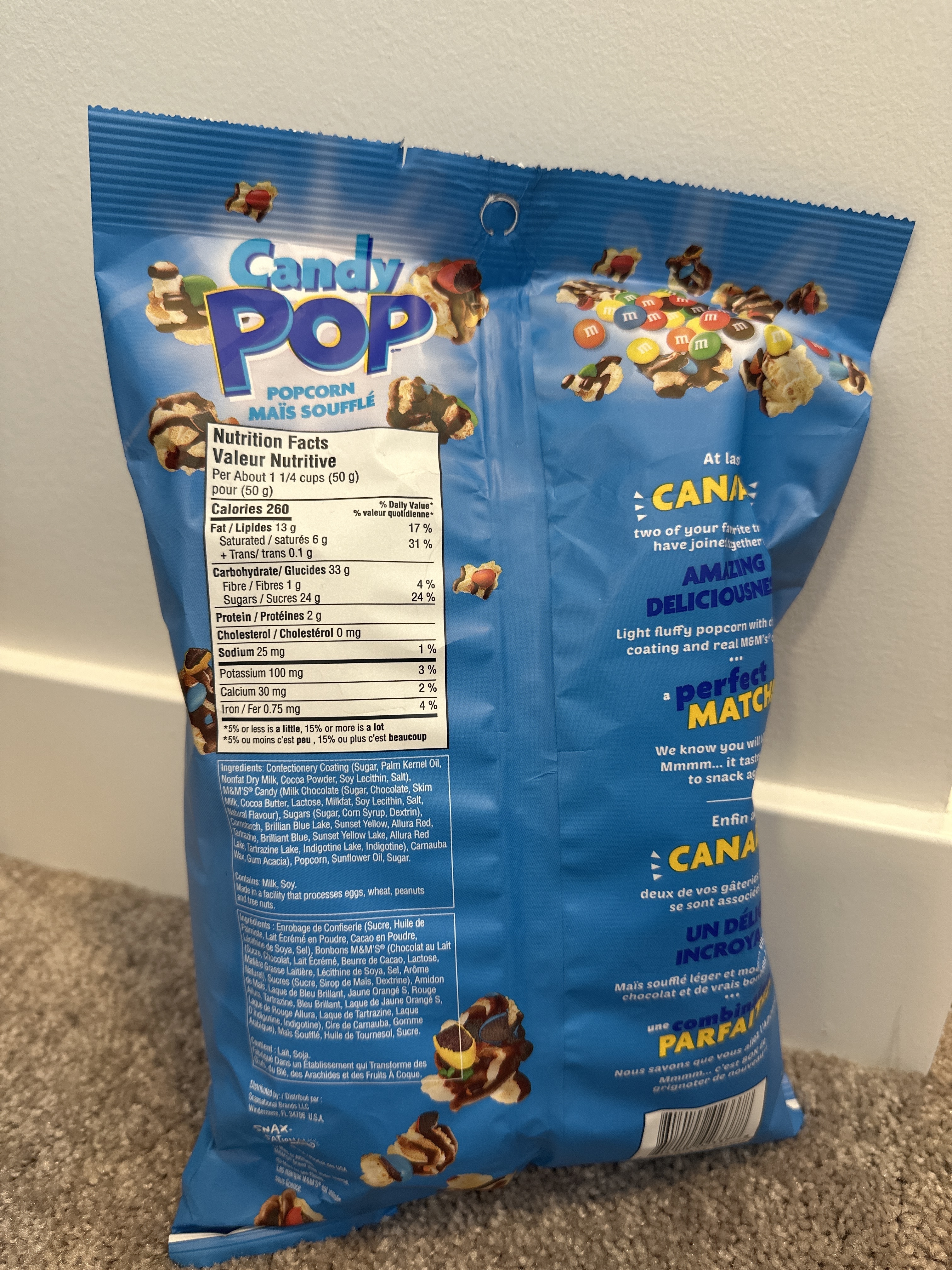 US14 M&M 朱古力爆谷 149g  **到期日: 約 2027/06