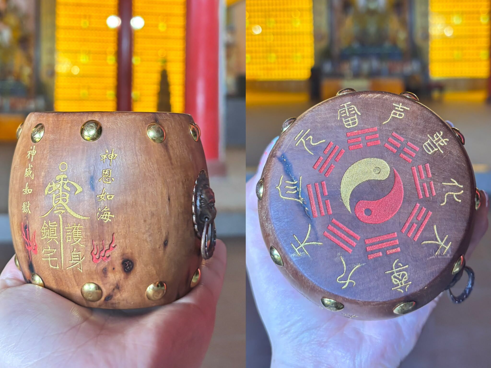 AB260729-B23 雷擊棗木法鼓（需留中文全名+出生年月日時分）（9月底到貨，限尖沙咀門市自取）