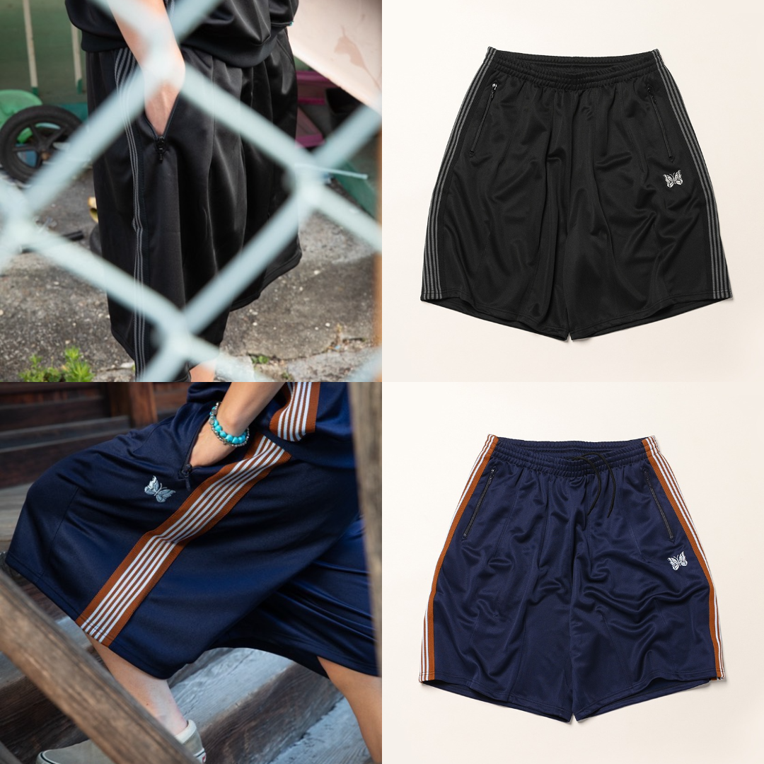 預購┃日本製 NEEDLES LOFTMAN 50th HD Track Short Poly Smooth 別注款 短褲
