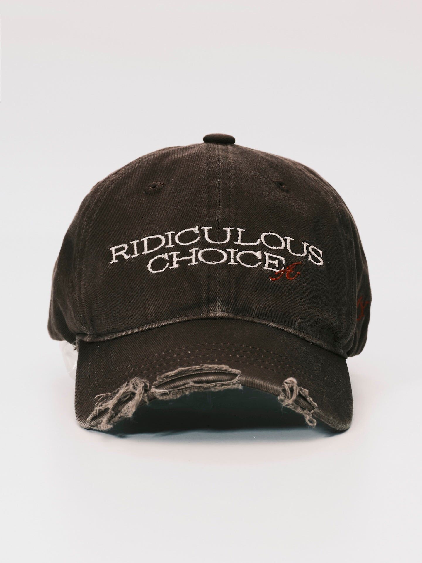 ANOWHEREMAN｜RC Raw Edge Baseball Cap (Brown)