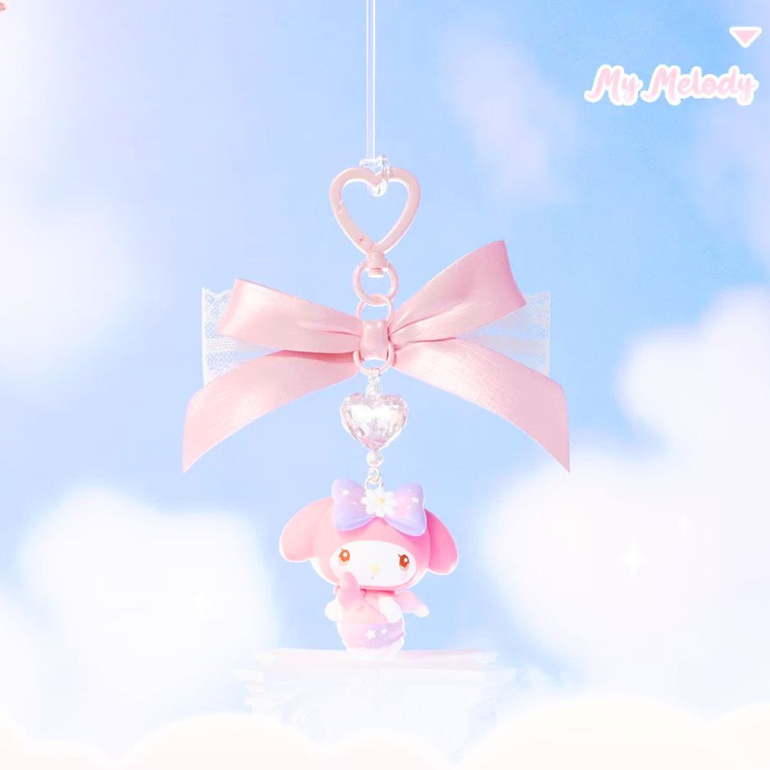 MY MELODY Sanrio 蝴蝶結掛件 鑰匙扣