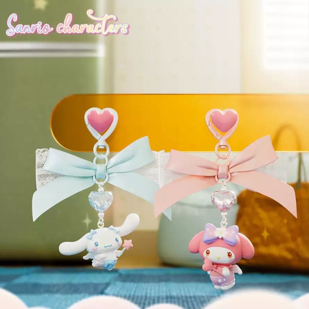 MY MELODY Sanrio 蝴蝶結掛件 鑰匙扣