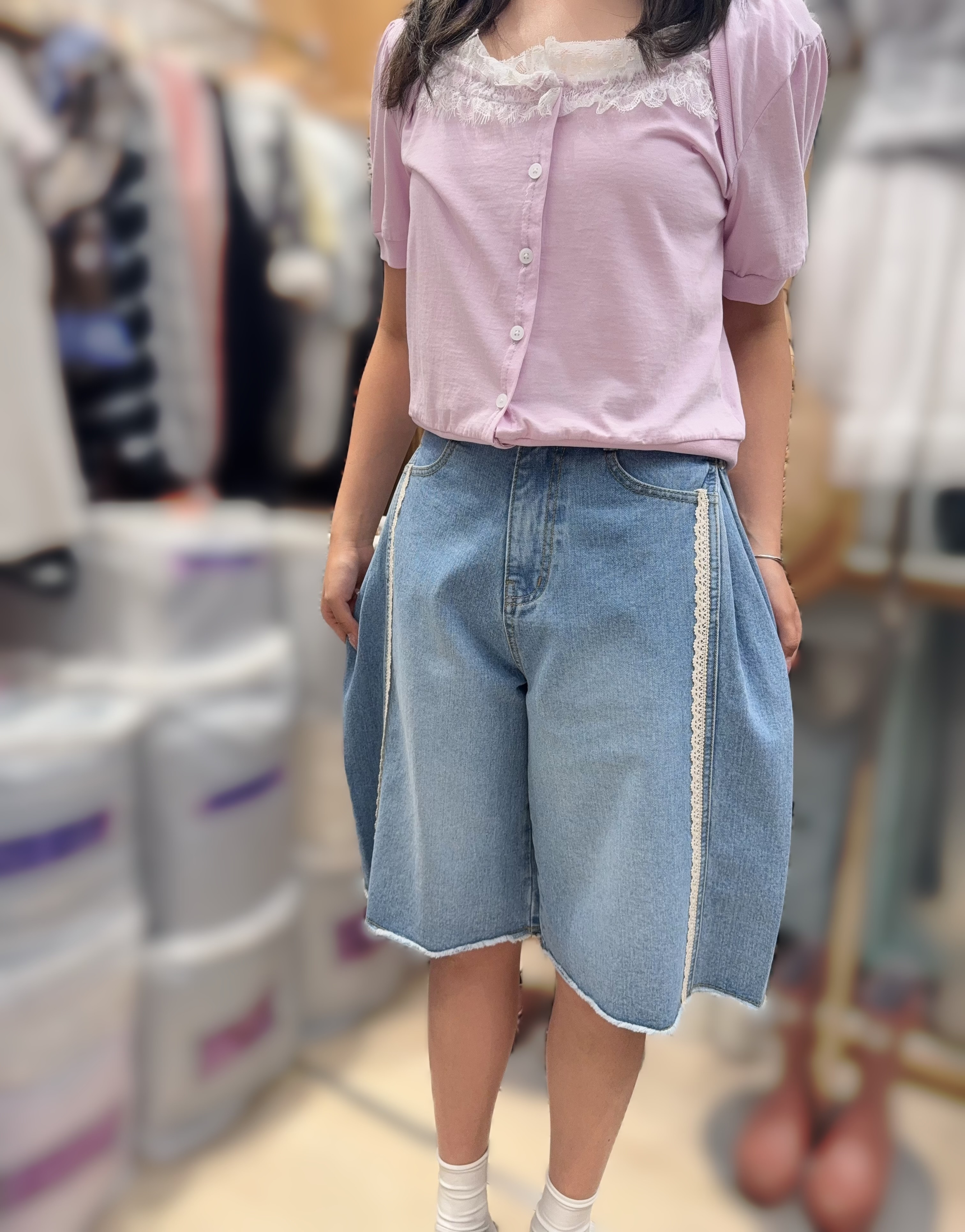 【限量】MC46  牛仔褲 S:腰24-28 HIP47 長24.5 /    L:腰28-32 HIP51 長24.5 $399