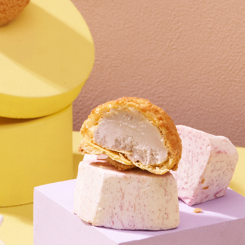 Cream Puffs-Taro