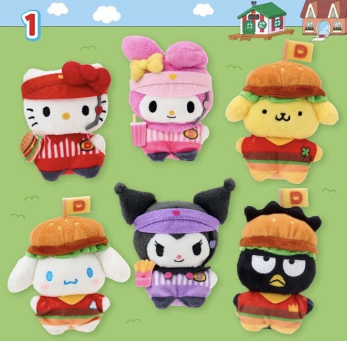 【爆搶手款】JP Sanrio 快餐店公仔 4550 TK260730