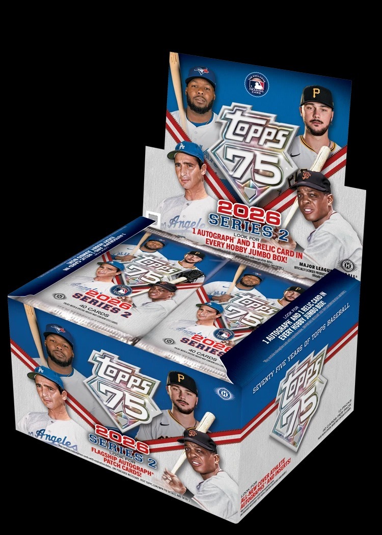 MLB球員卡 2026-27 Topps Baseball Series 2 - Jumbo Box 完整盒出售 封膜未拆 全新