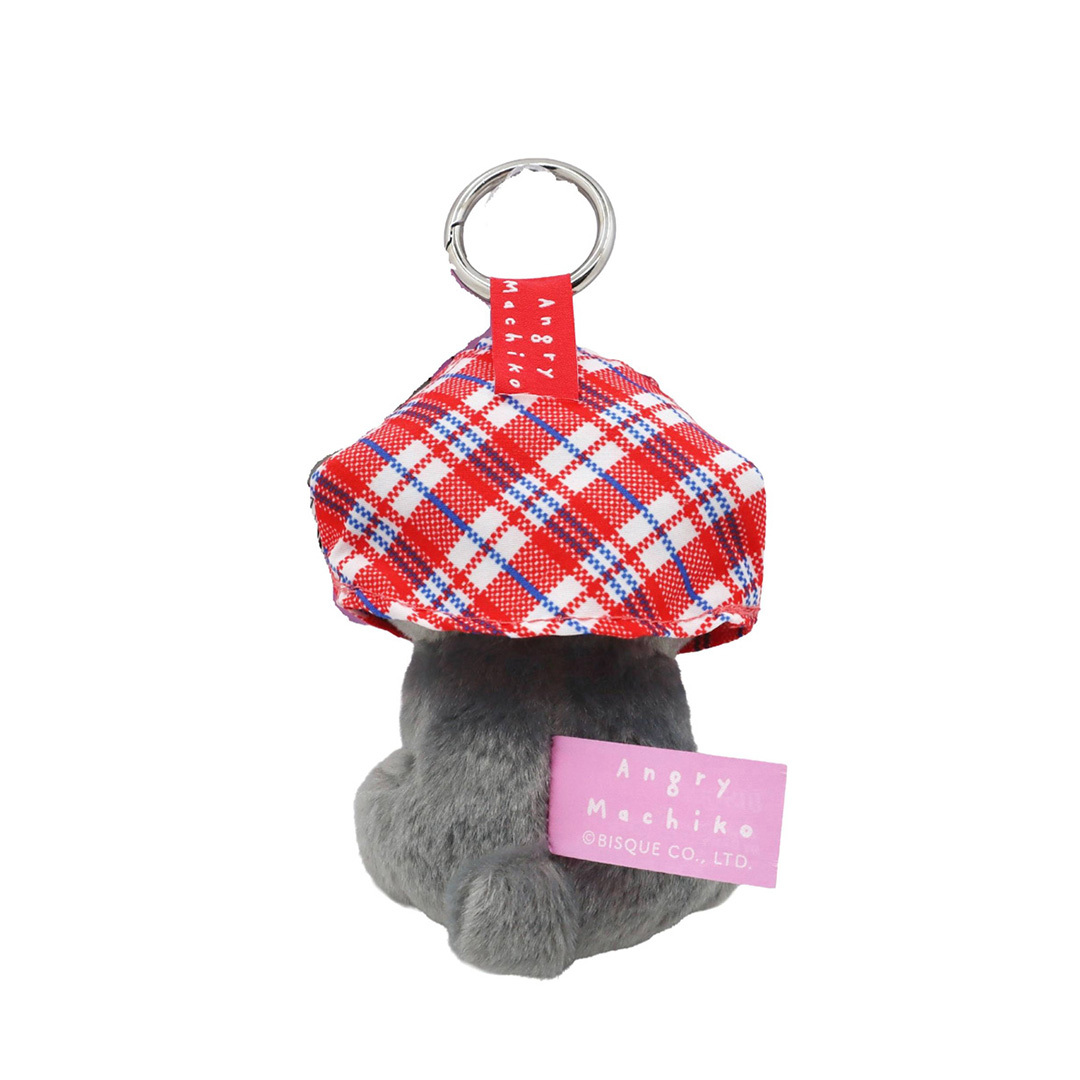 26 Angry Machiko 4INCH MASCOT-RED-WHITE-BLUE