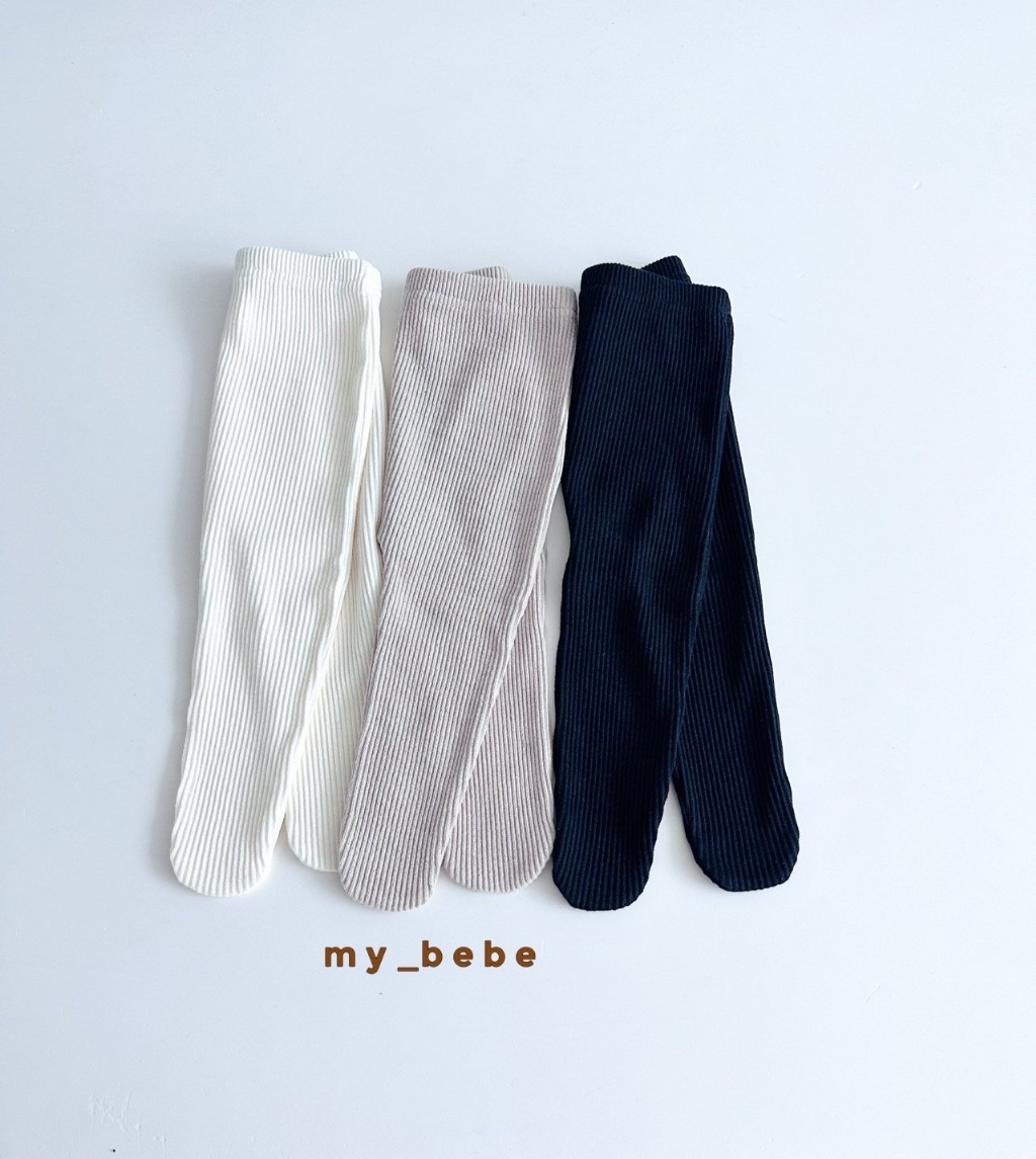 正韓秋MYBEBE 嫩嬰三色包腳褲
