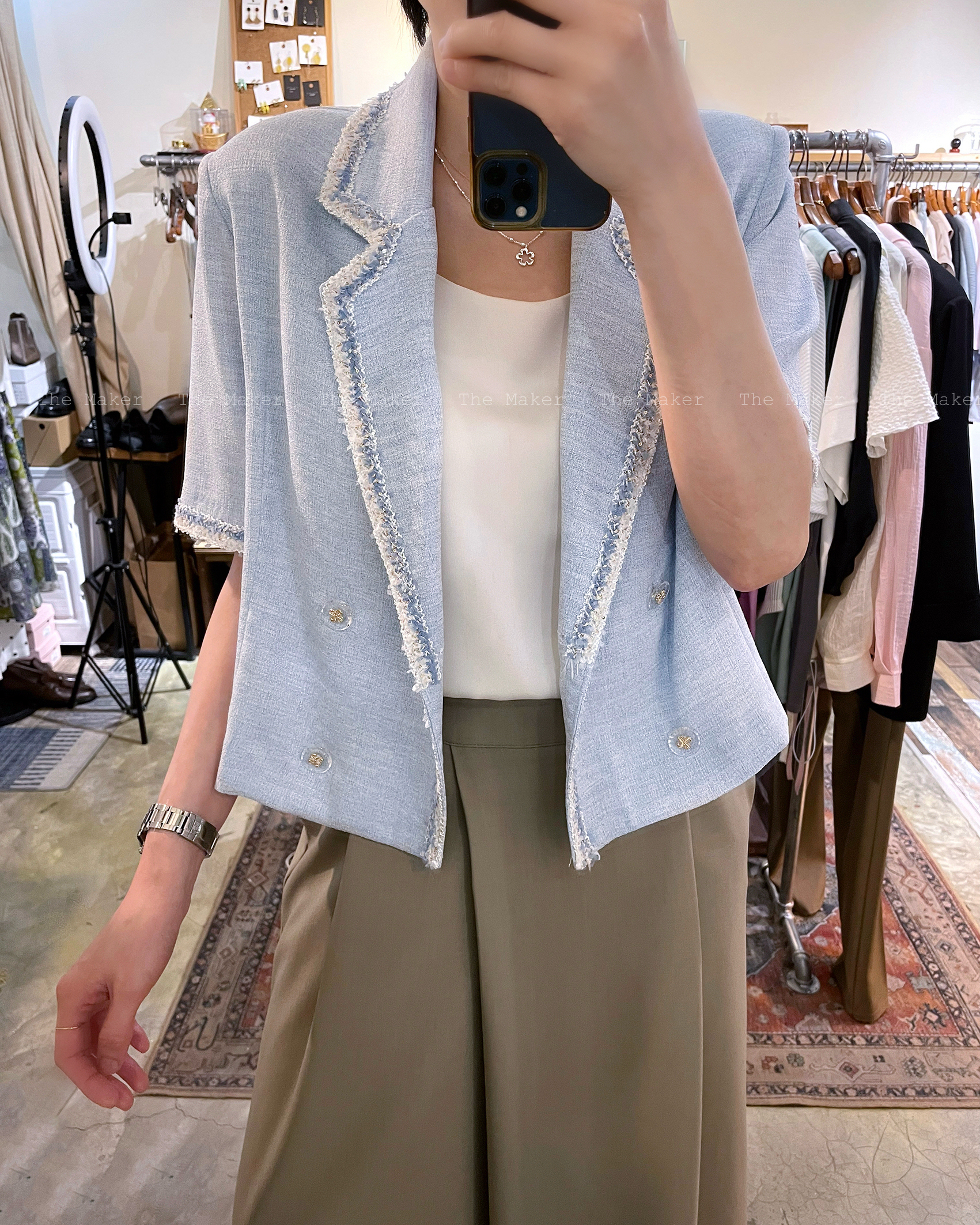 ✨ 小香風精緻薄 Tweed Jacket ✨
