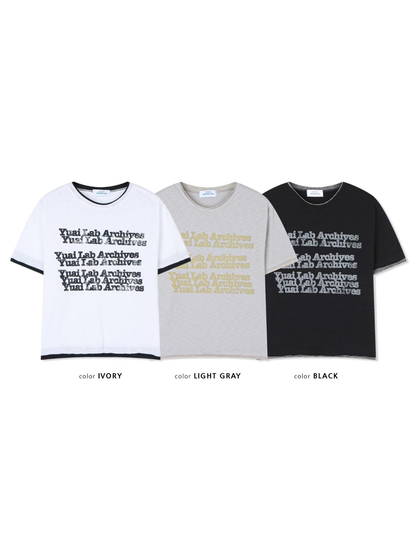 英文字短袖Tee UNUSED-183T