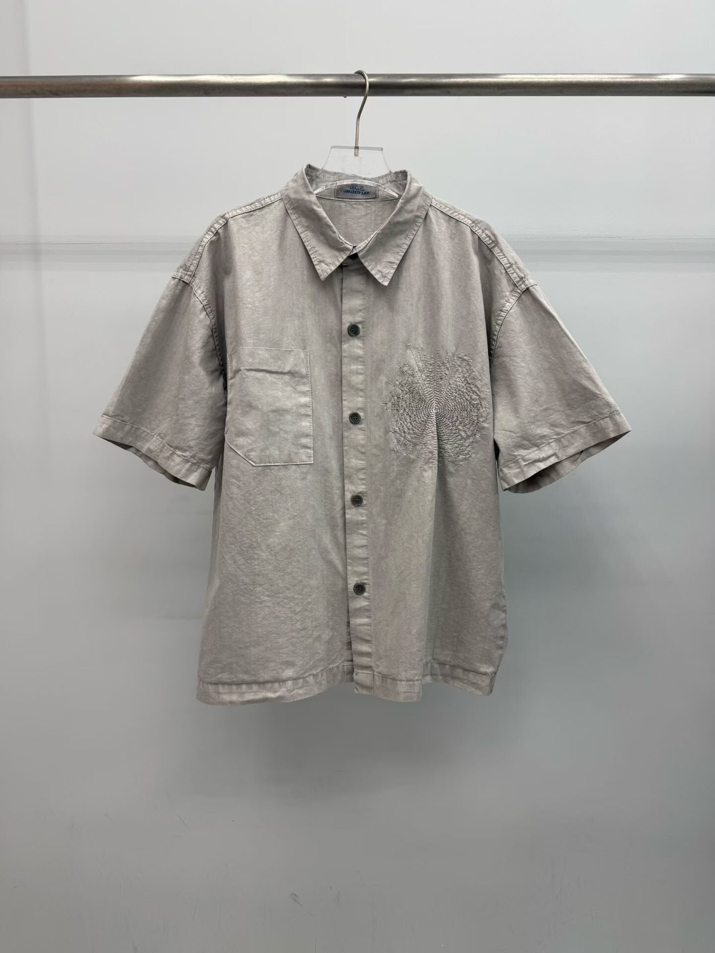 洗水圖案短袖恤衫 UNUSED-185S