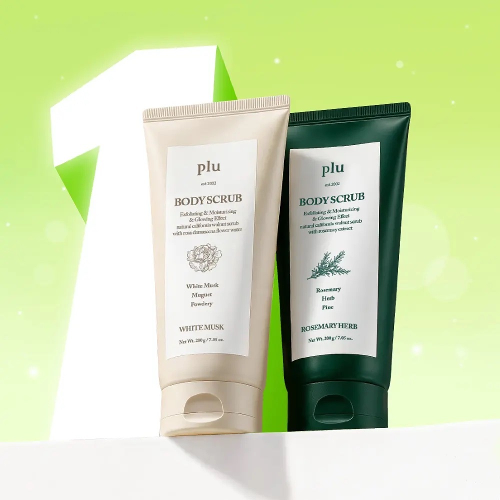 《olive young 連線》plu Body Scrub 200g+200g