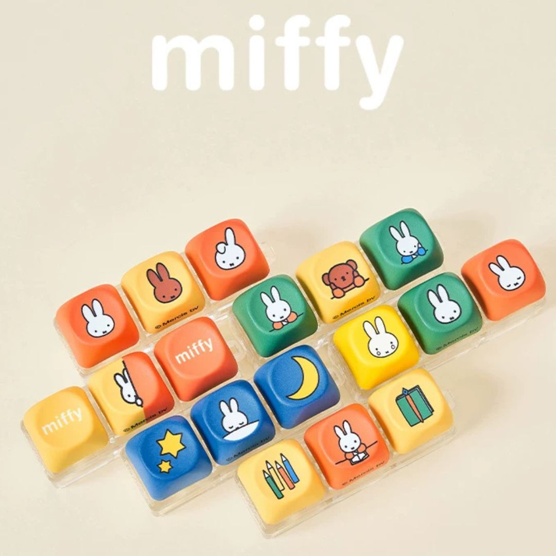 Miffy - 米菲 解壓系列-鍵盤鎖匙扣吊飾(盲盒)