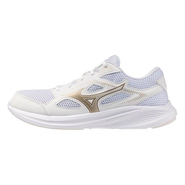 Mizuno 美津濃 Maximizer 27 K1GA250126 女 慢跑鞋 寬楦 跑鞋 路跑 白 金