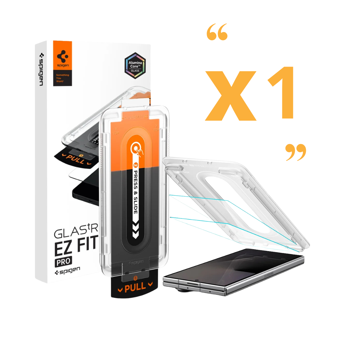 【韓國 Spigen】Glas.tR EZ Fit Pro Galaxy Z Fold 8/7 鋼化玻璃保護貼 (單片裝) (原裝行貨)