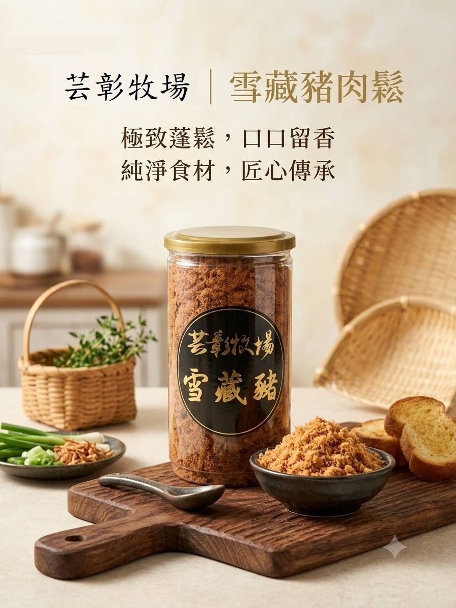 芸彰雪藏豬~原味豬肉鬆