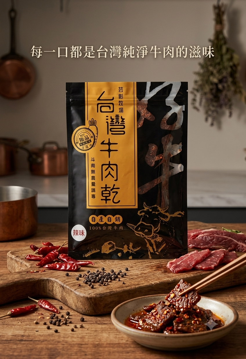 【芸彰牧場】辣味牛肉乾