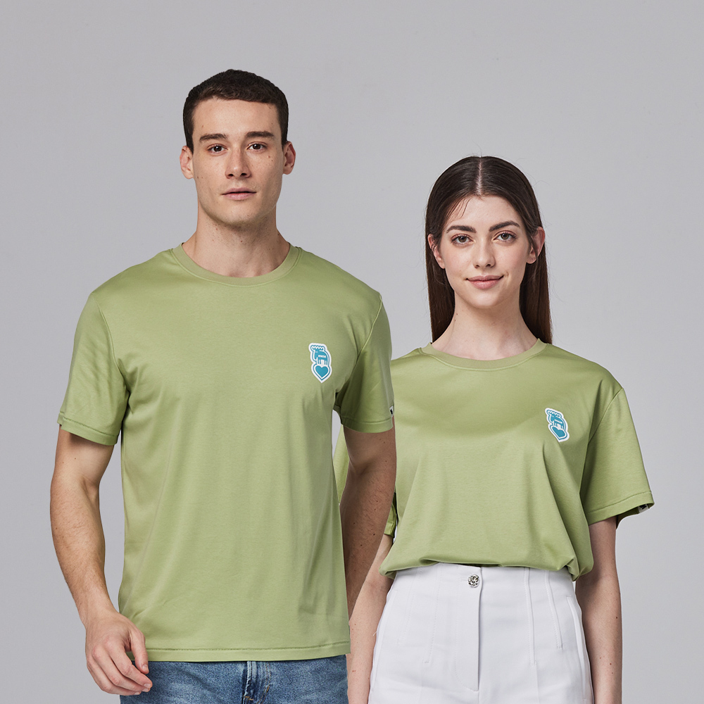 moz Sweden M-shaped moose comfortable glacier cotton 100% cotton cool stretch T-shirt