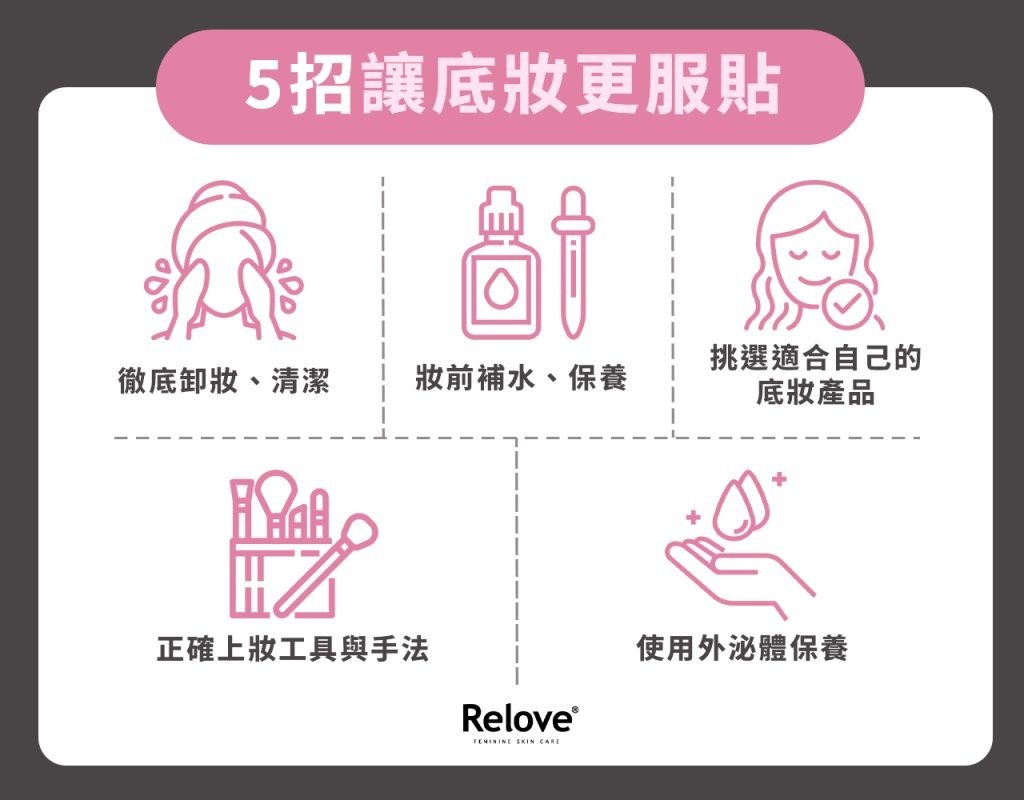 5招讓底妝更服貼