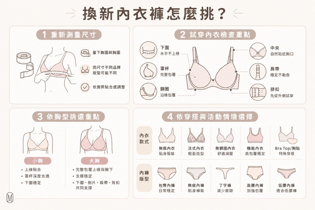 換新內衣褲怎麼挑?