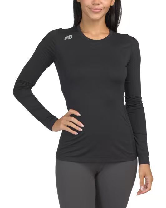 【預購】NEW BALANCE H073153 Performance 女裝長袖運動上衣 (黑色)