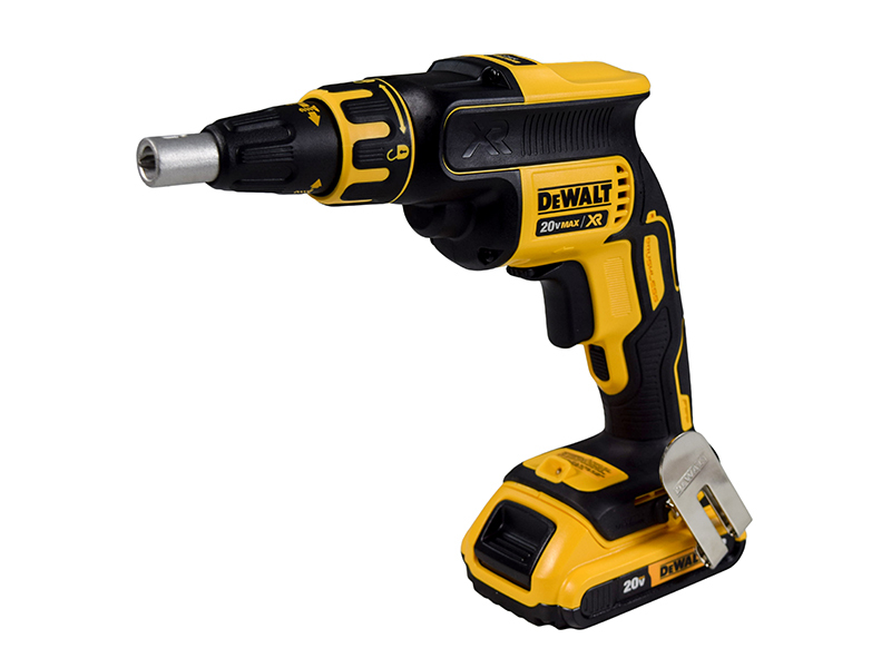 DEWALT 得偉 美國｜20V 無碳刷隔間用起子機 充電式｜雙電2.0Ah｜DW-DCF620D2