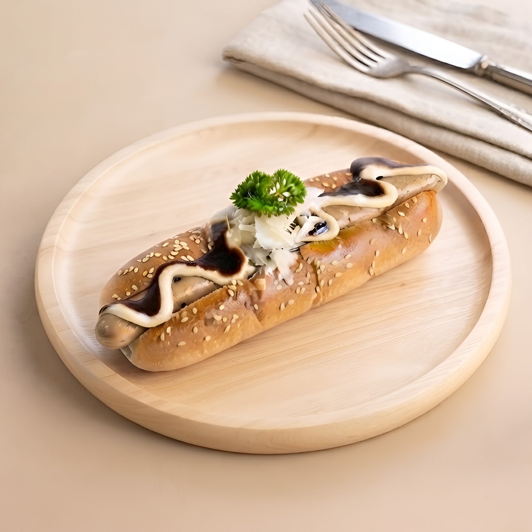 Black Pepper Vegan Sausage Bun