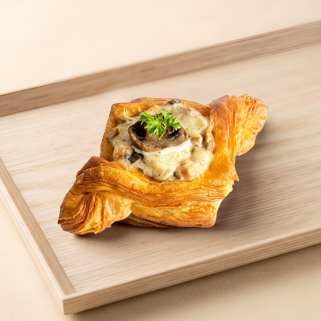 Creamy Mushroom Danish