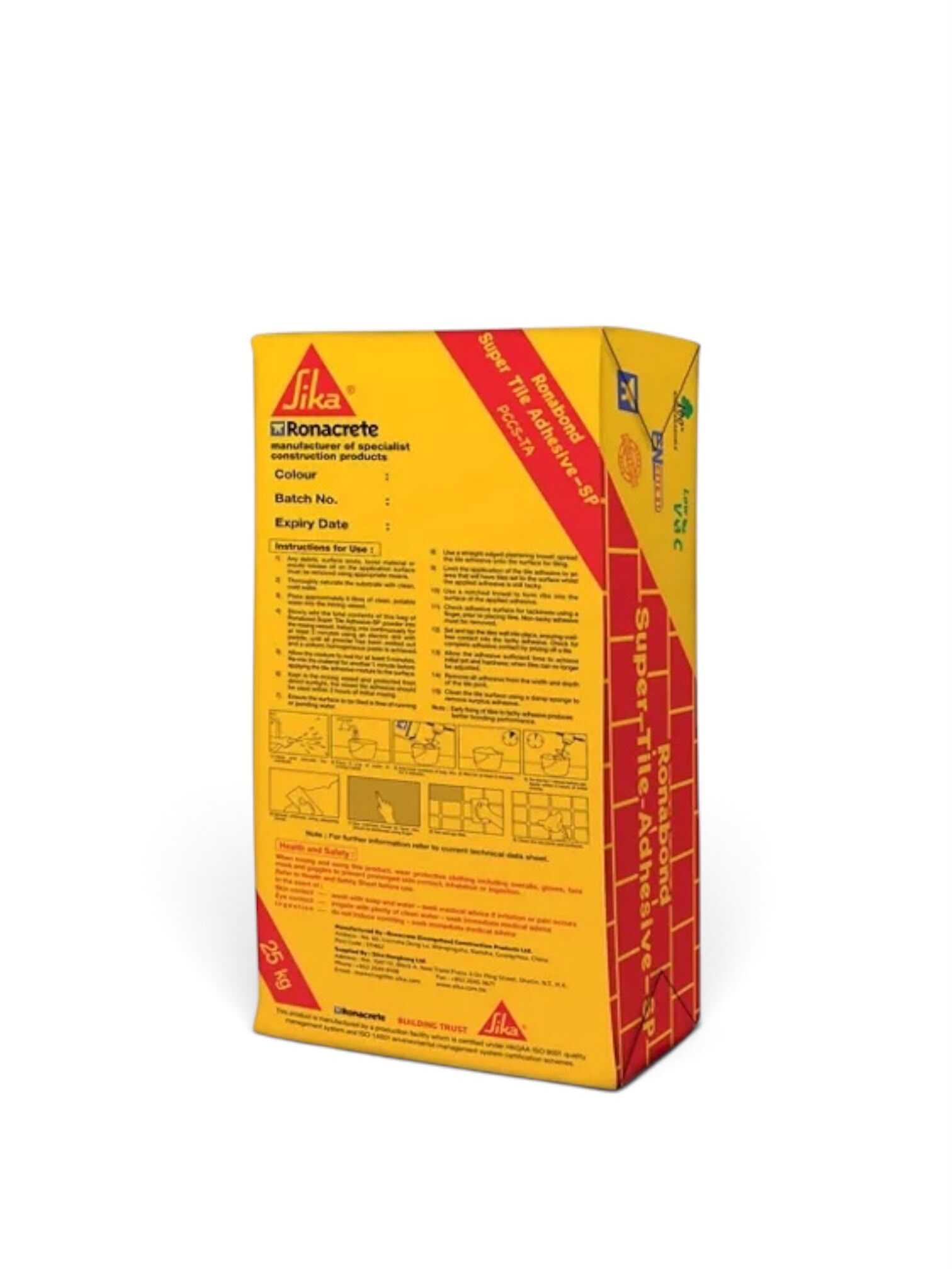 "RONACRETE" RONABOND SUPER TILE ADHESIVE-SP永聯結超級瓷磚黏結劑(25KG/包)