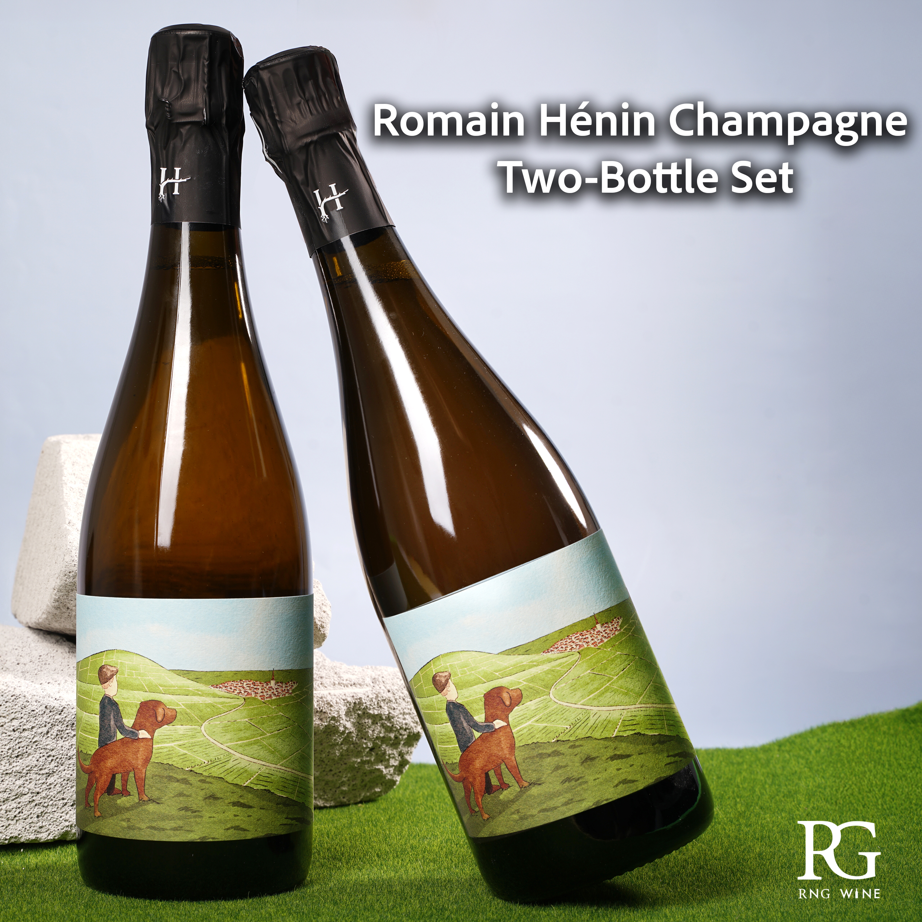 Romain Hénin Champagne Two-Bottle Set